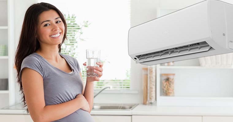 Mẹ bầu nên sử dụng điều hòa đúng cách