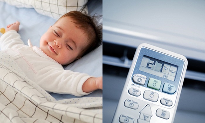 Mẹo dùng điều hoà vào mùa nóng cho gia đình có trẻ nhỏ