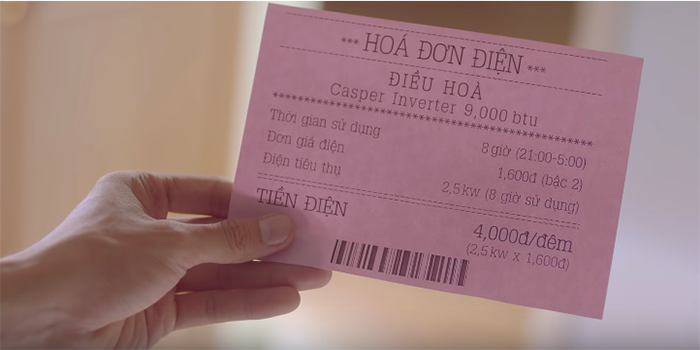 Điều hòa Casper tiết kiệm điện hơn các dòng điều hòa khác?