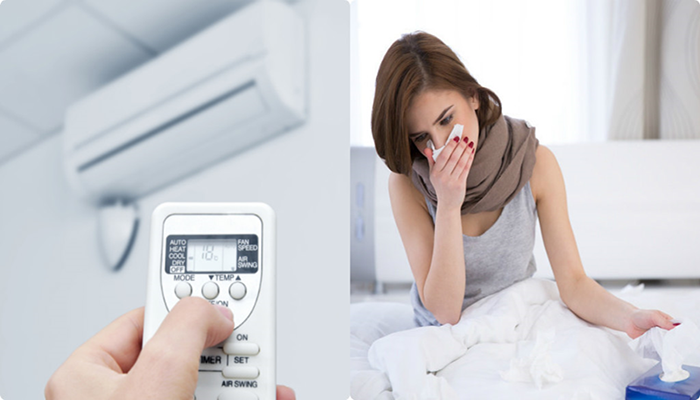 7 cách sử dụng sai khi dùng điều hòa làm hại sức khỏe