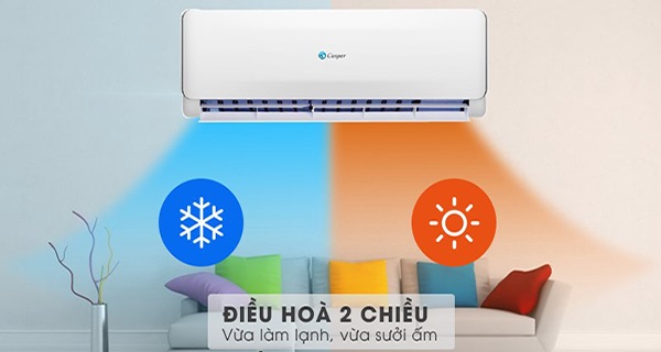 Điều hòa Casper với 4 mẫu điều hòa 2 chiều làm lạnh/sưởi ấm tốt