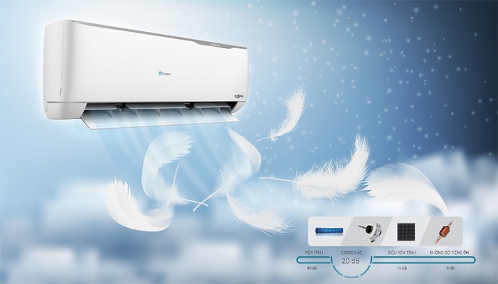 Những mẫu điều hòa Casper 2HP cho phòng dưới 30m2